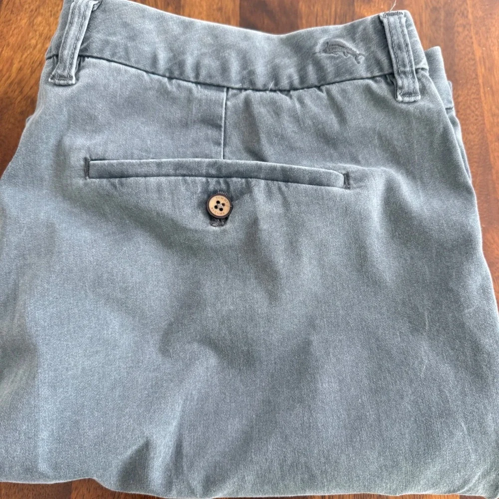 Tommy Bahama‎ Boracay Chinos Mens 38x30 Gray Cotton Tencel Stretch Pants